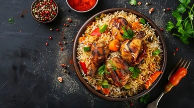 اطباق أرز نثري
